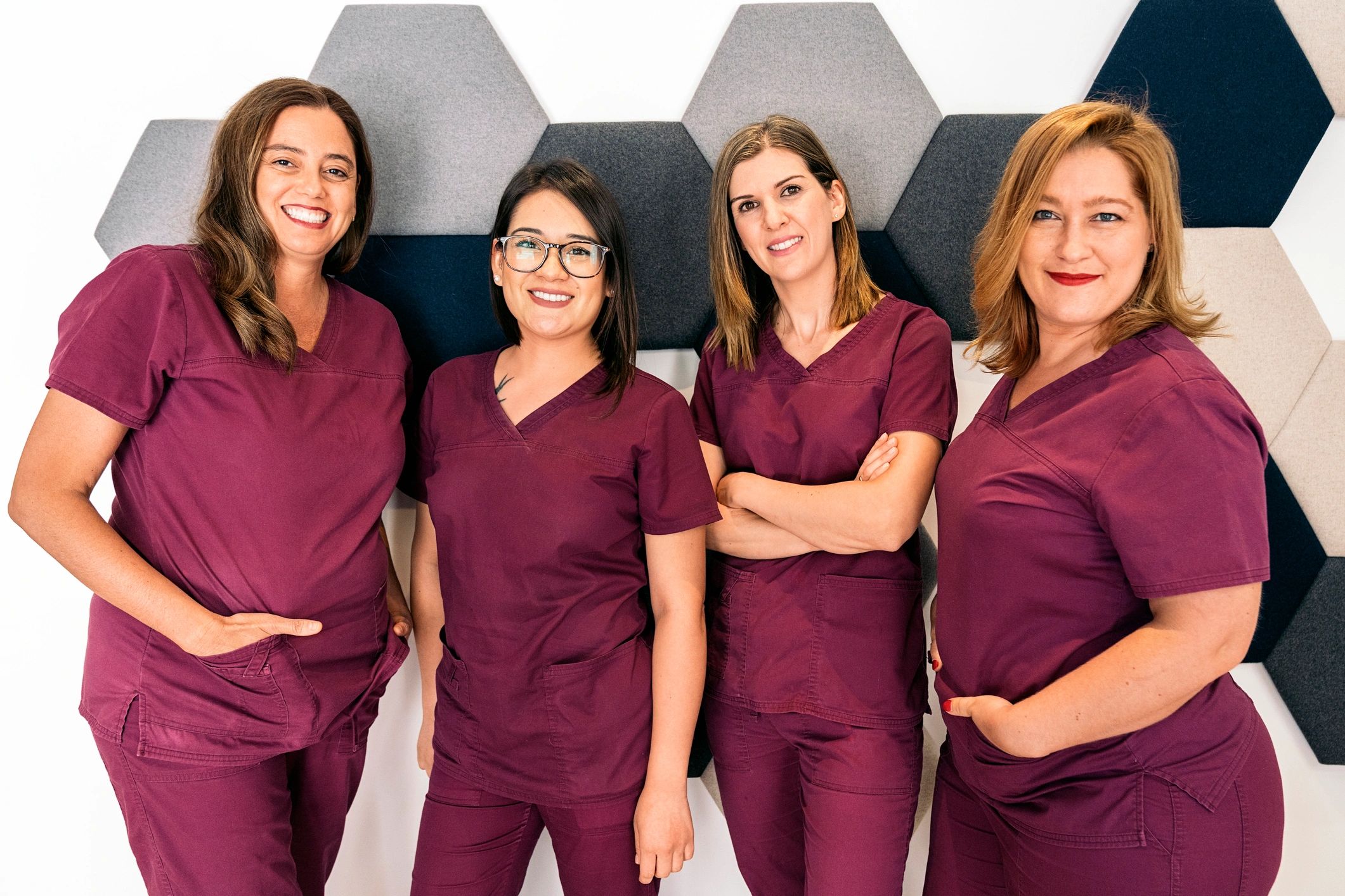 female doctor team