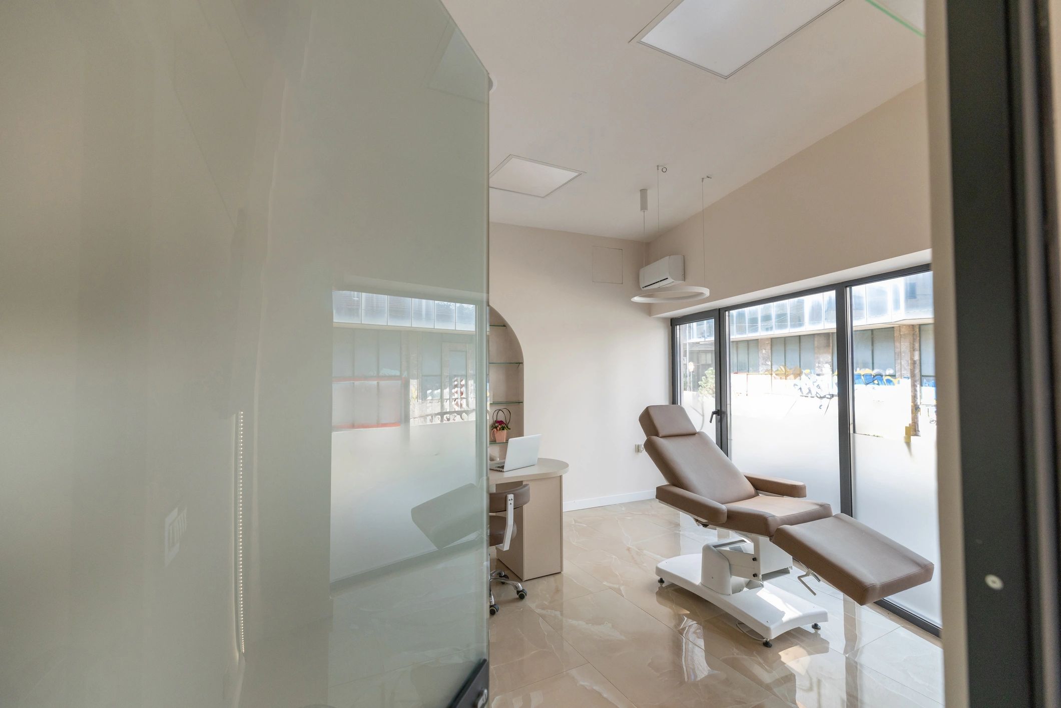 modern gynecology clinic exterior